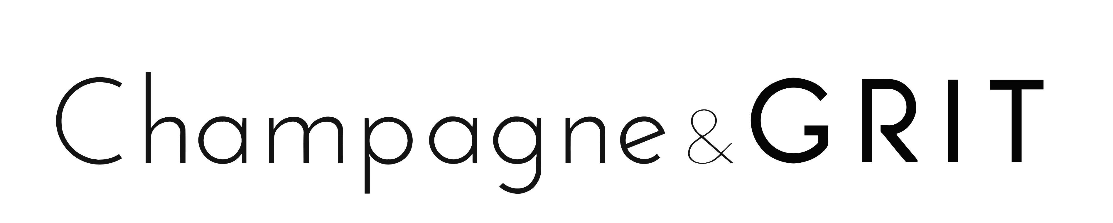 Champagne & GRIT Logo
