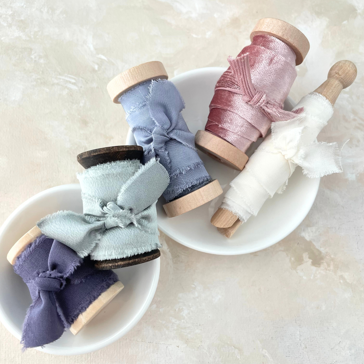 Ribbon Flat Lay Styling kit in Pastel Colors