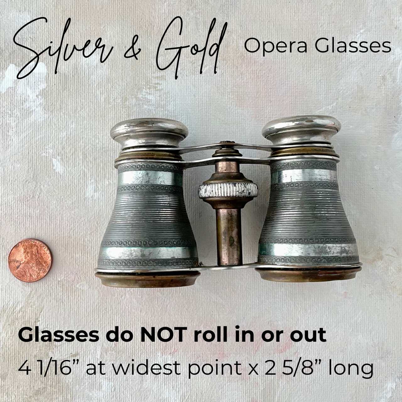 Silver & Gold Vintage Opera Glasses