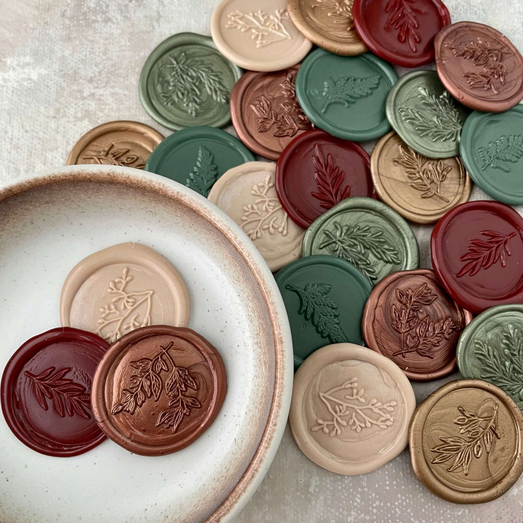 Olive & Terracotta Wax Seals