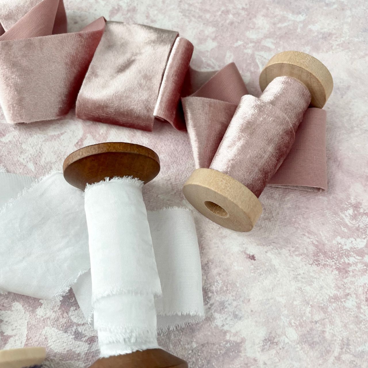Blush Velvet Ribbon