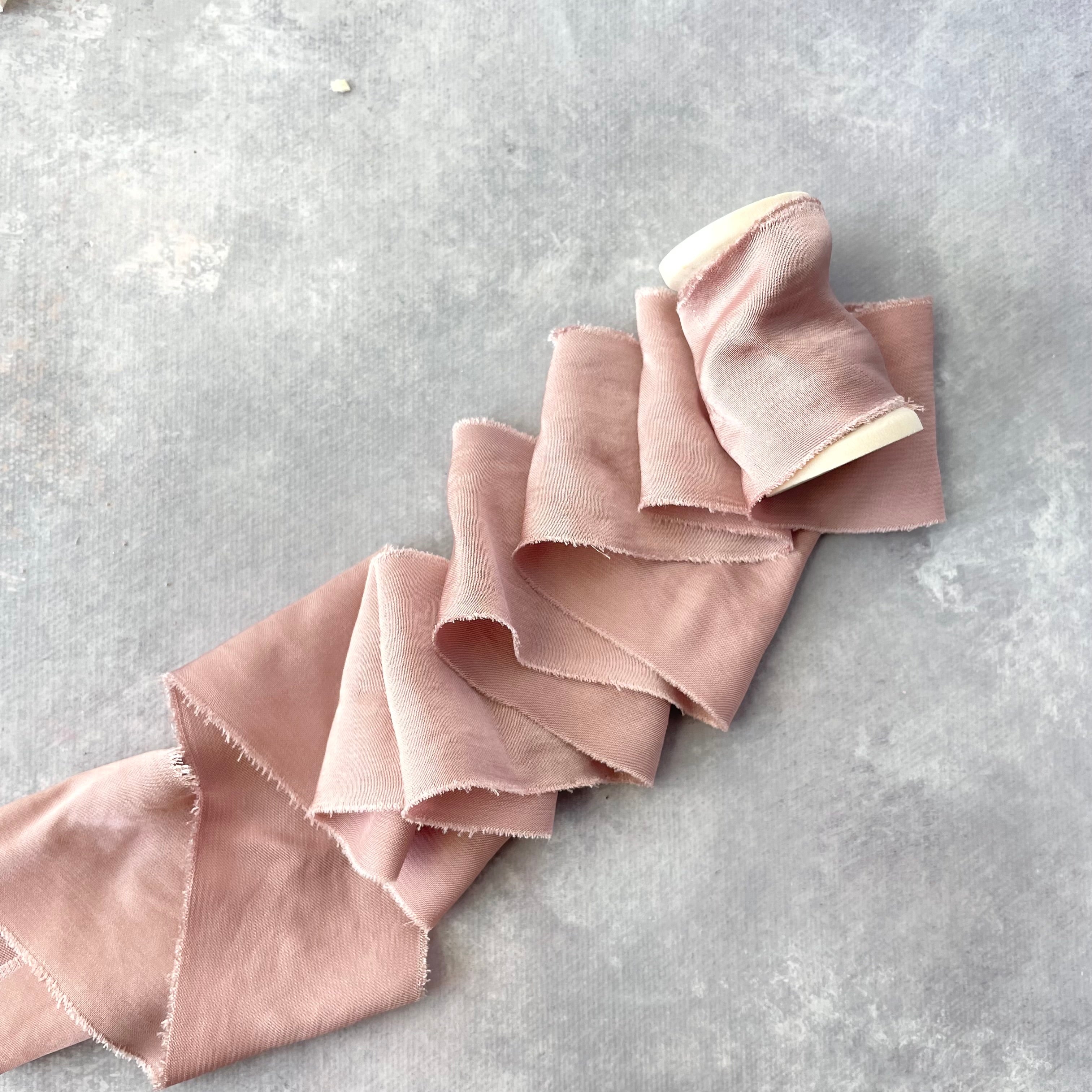 Mauve Silk Styling Ribbon
