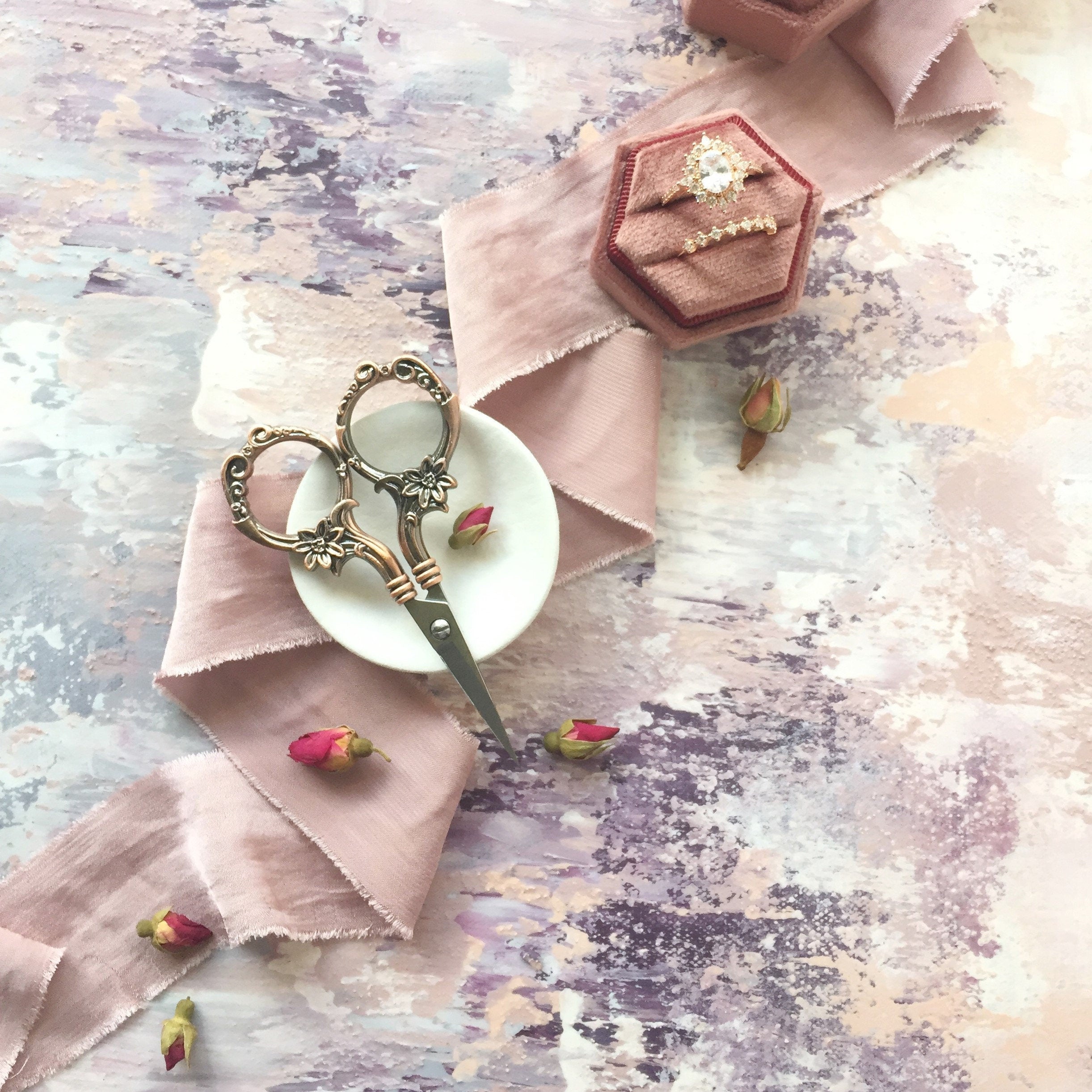 Mauve Silk Styling Ribbon
