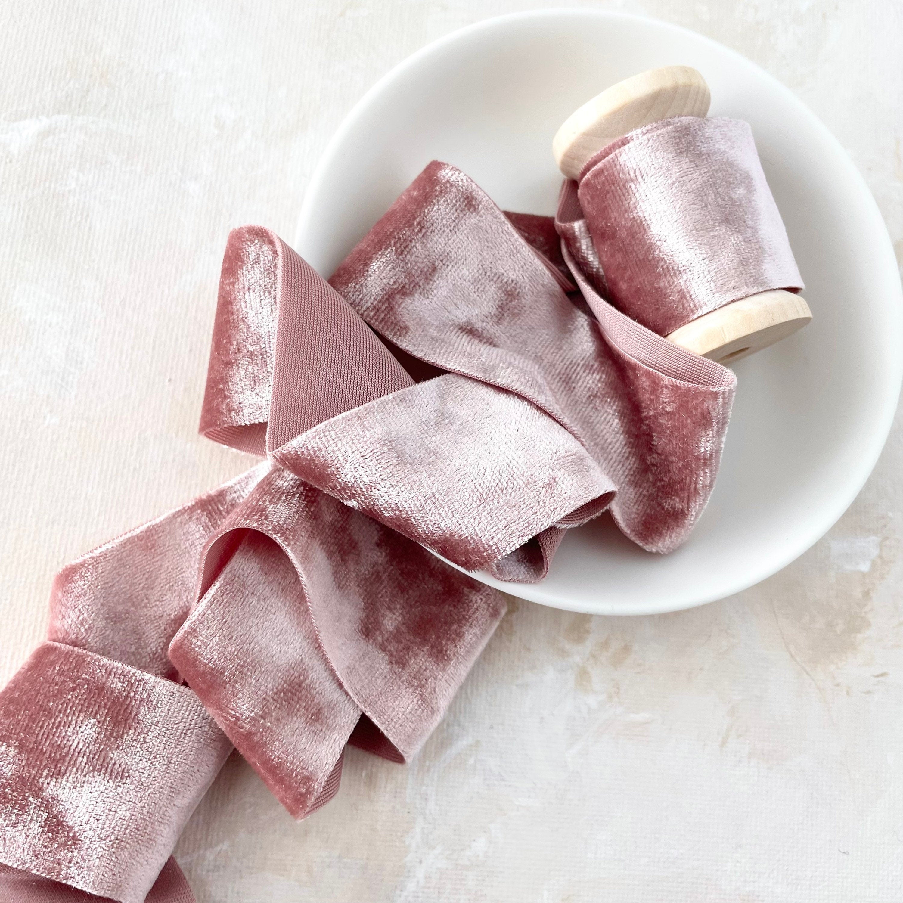 Blush Velvet Ribbon