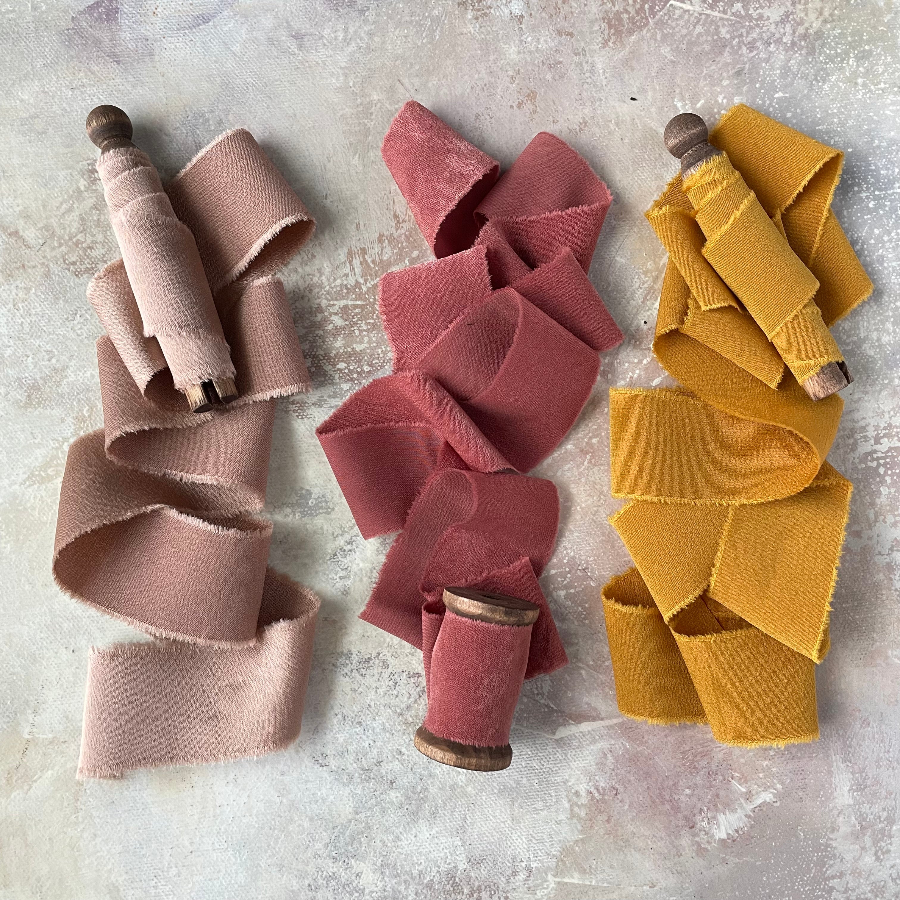 Mustard Styling Ribbon for Flat Lays