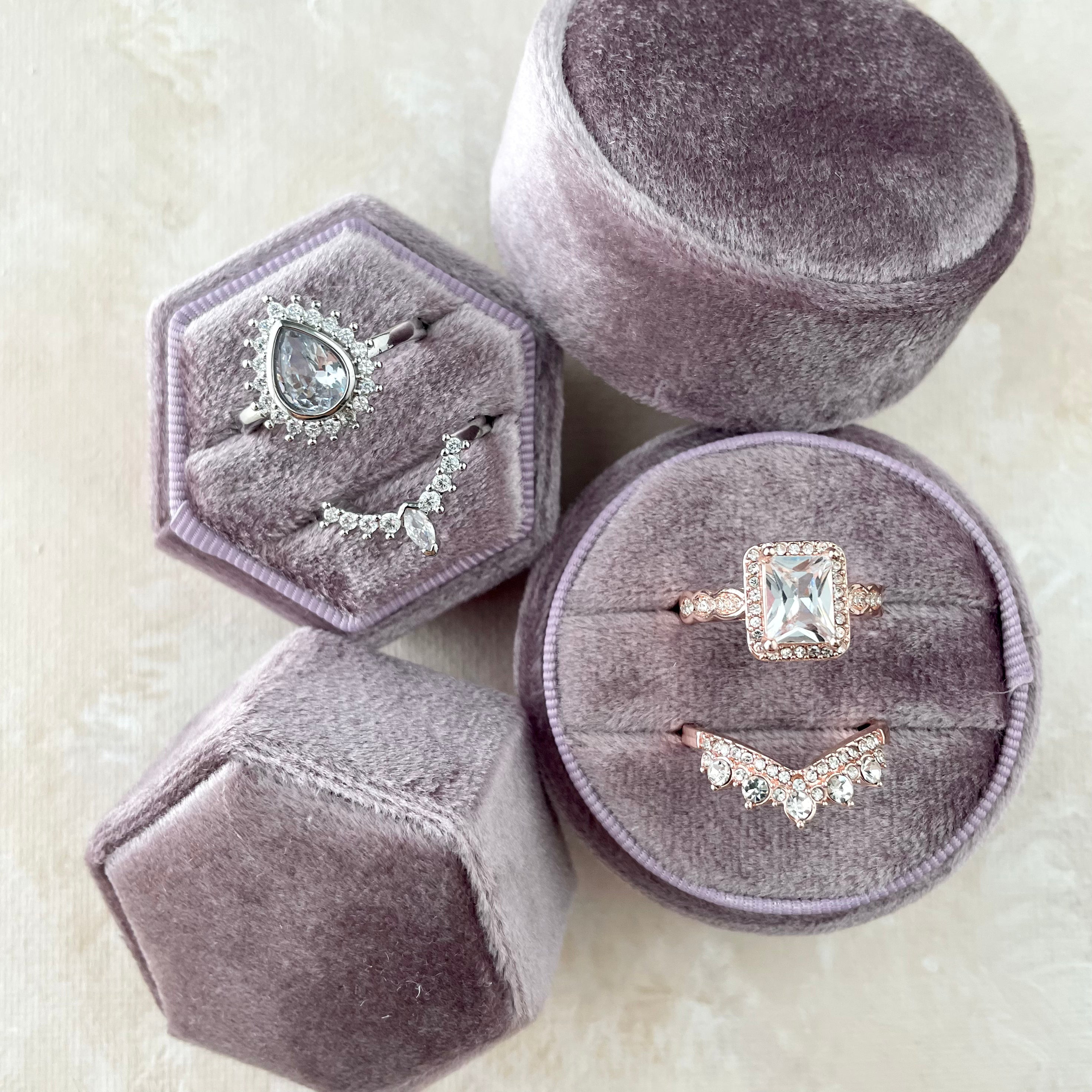 Lavender Ring Box