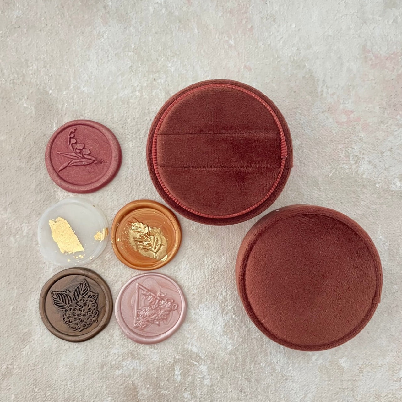 Rust Ring Box & Wax Seal Kit- 🍁 FALL DEAL 🍁