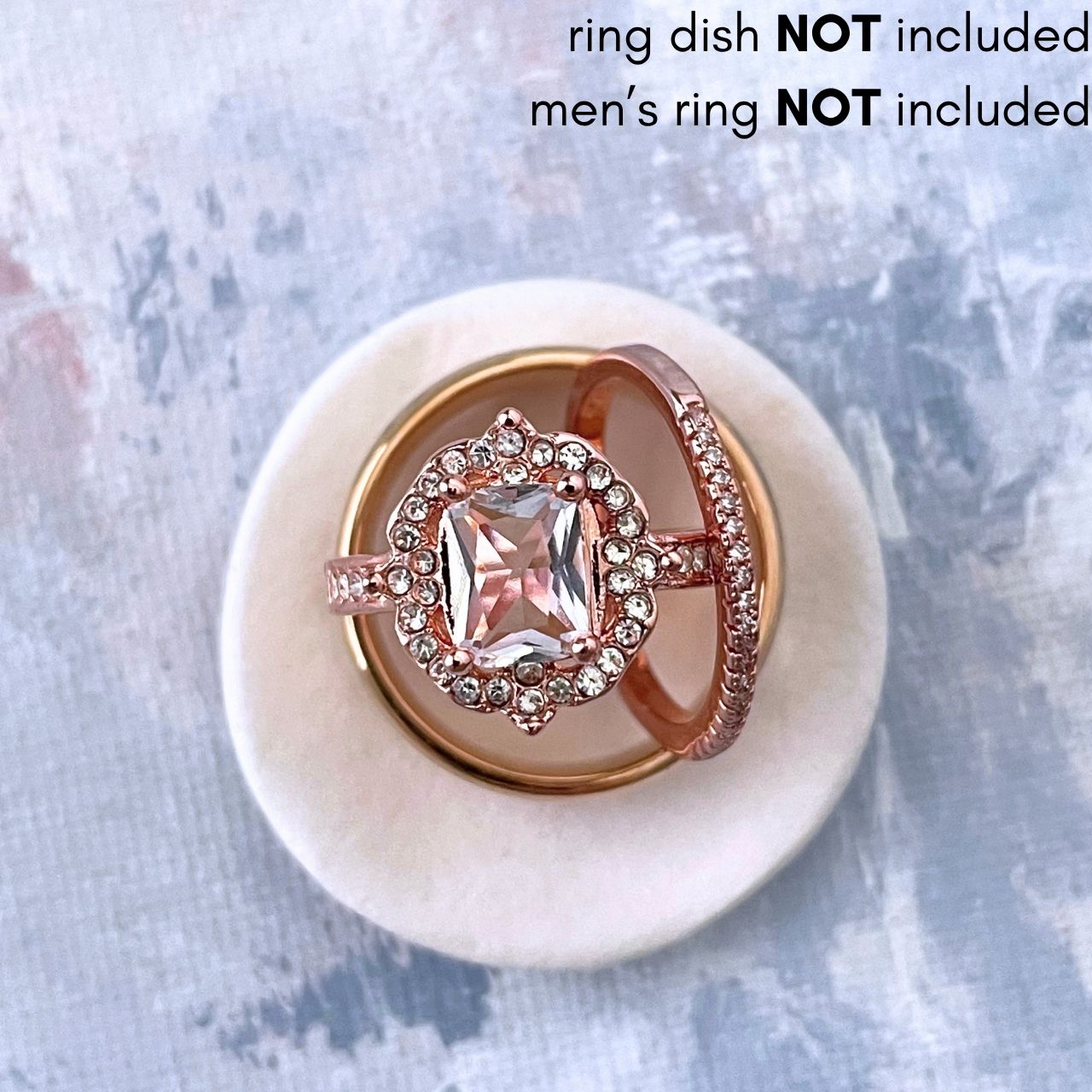 DEAL Ring Set ~ 2 piece Ladies FAKE ring set