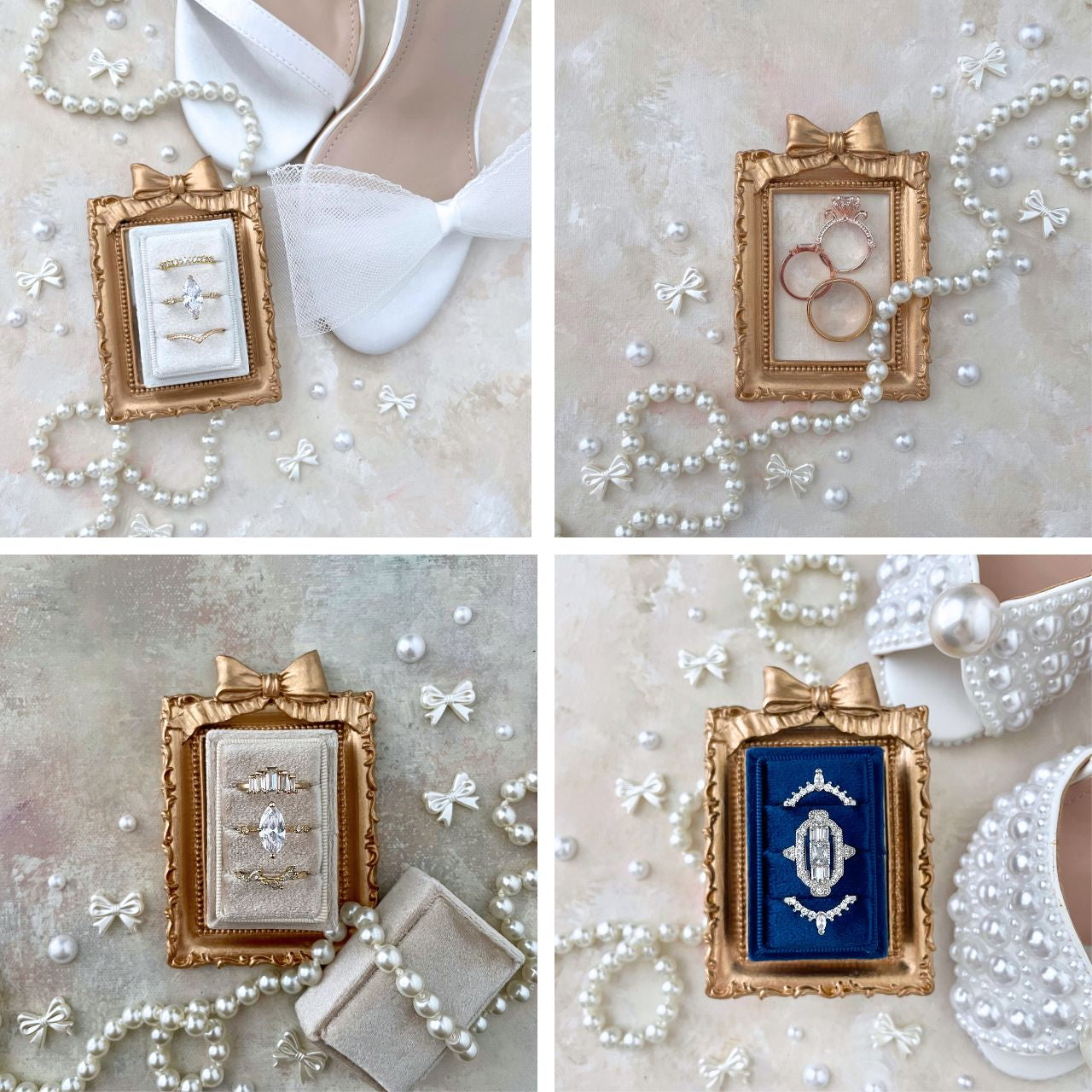 Mini  Gold Frames ~ Vintage Replicas