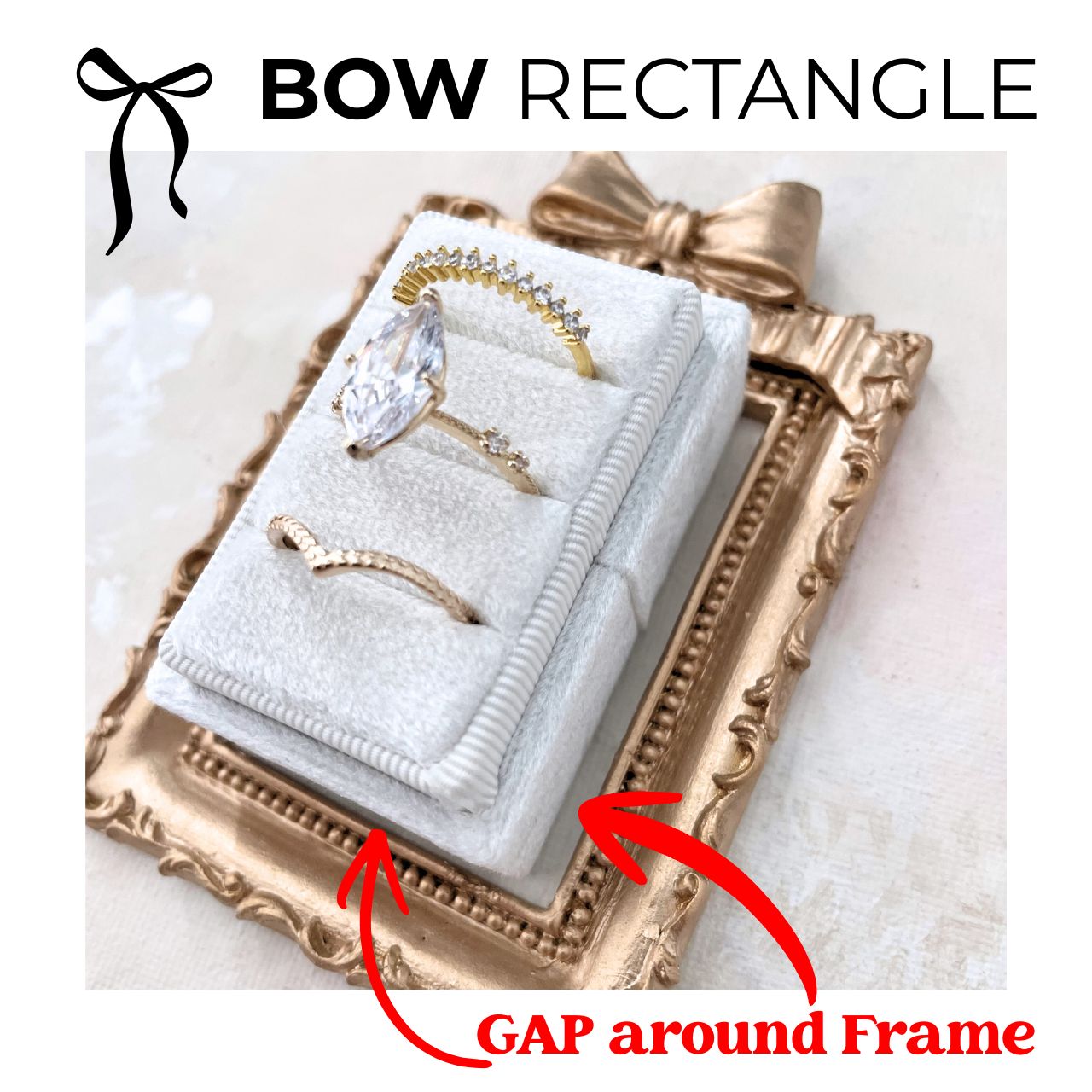 Mini  Gold Frames ~ Vintage Replicas