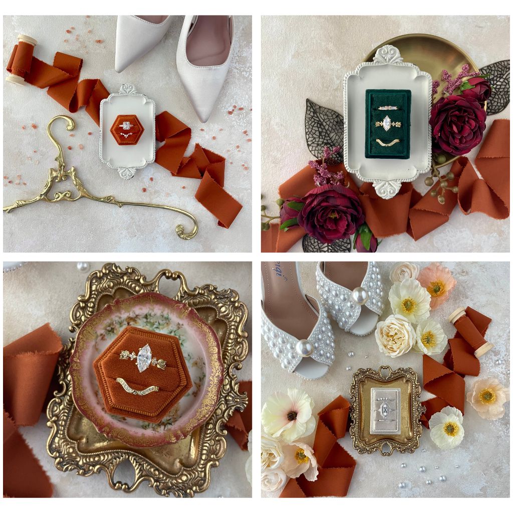 Ribbon Flat Lay Styling Kit for Boho Rustic Fall Wedding