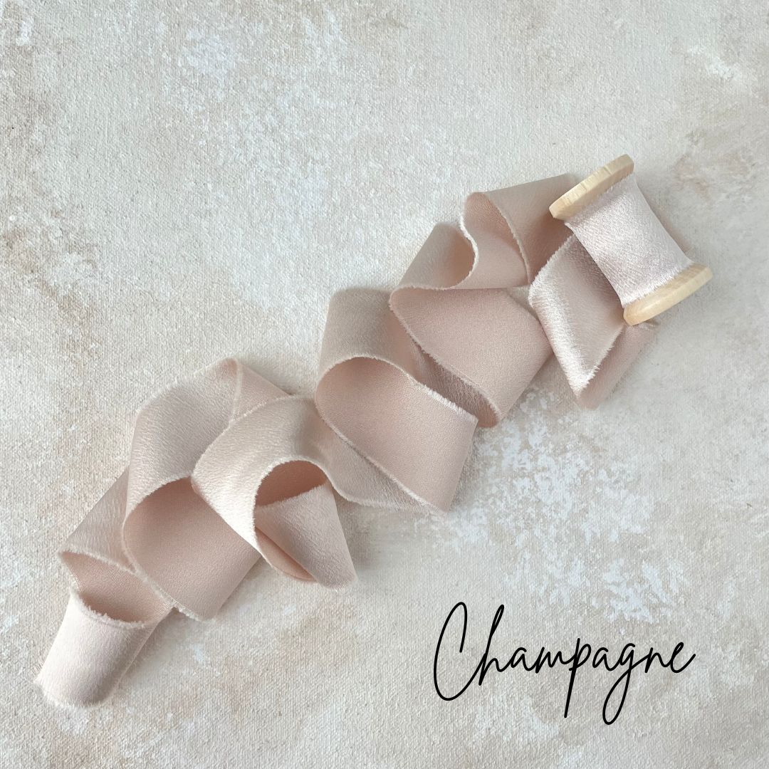 Champagne Styling Ribbon – Champagne & Grit