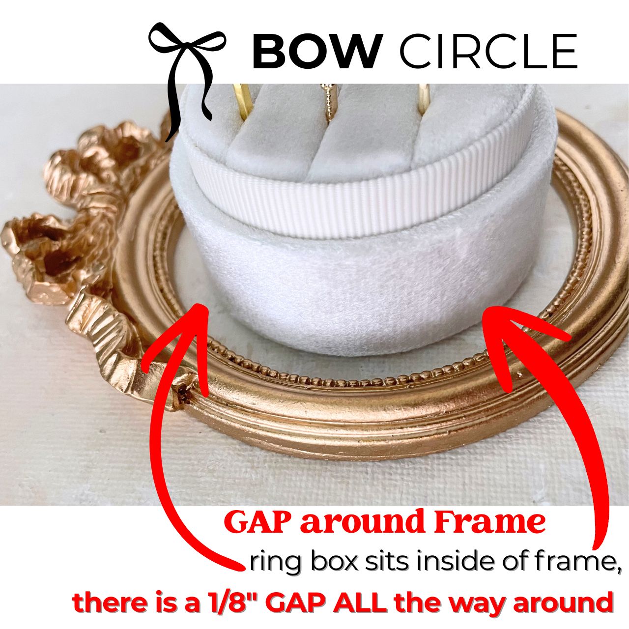 Mini  Gold Frames ~ Vintage Replicas