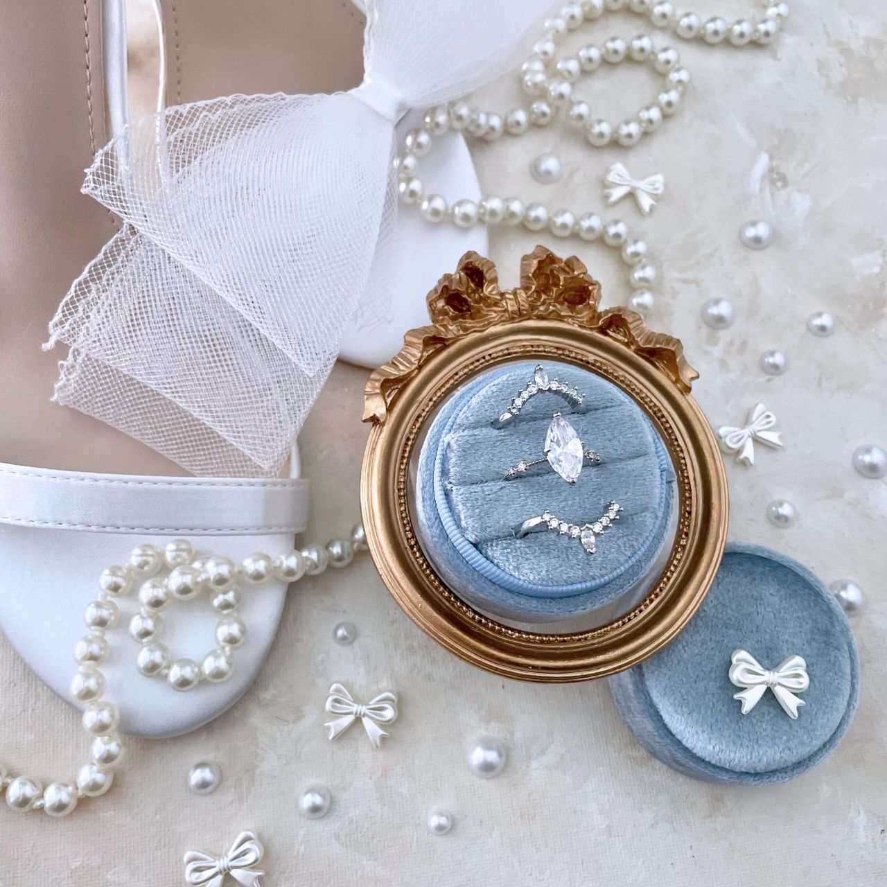 Mini  Gold Frames ~ Vintage Replicas