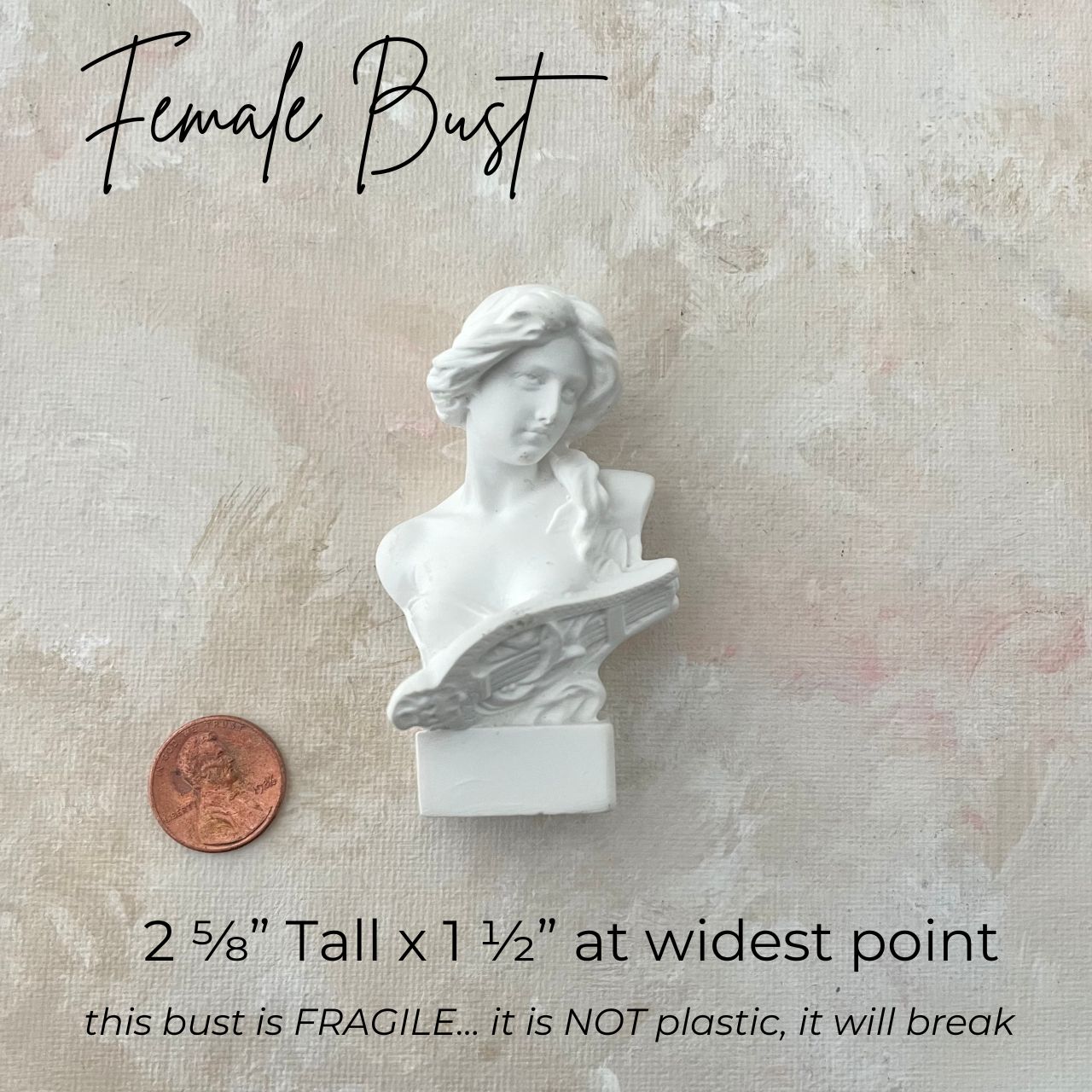 Miniature Bust Lay-Flat Prop