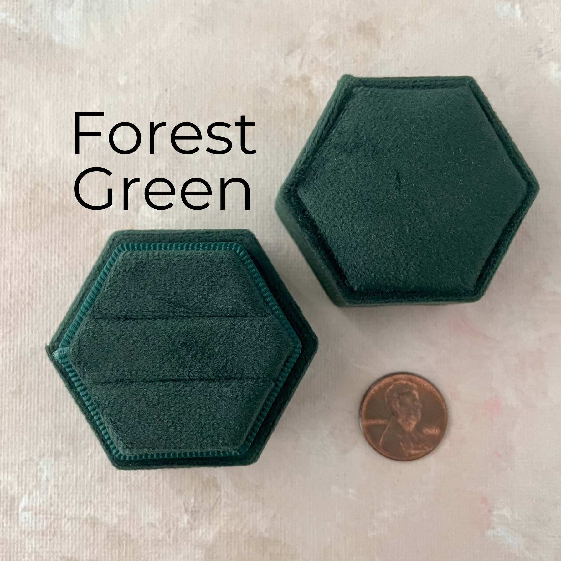 Forest Green Ring Box