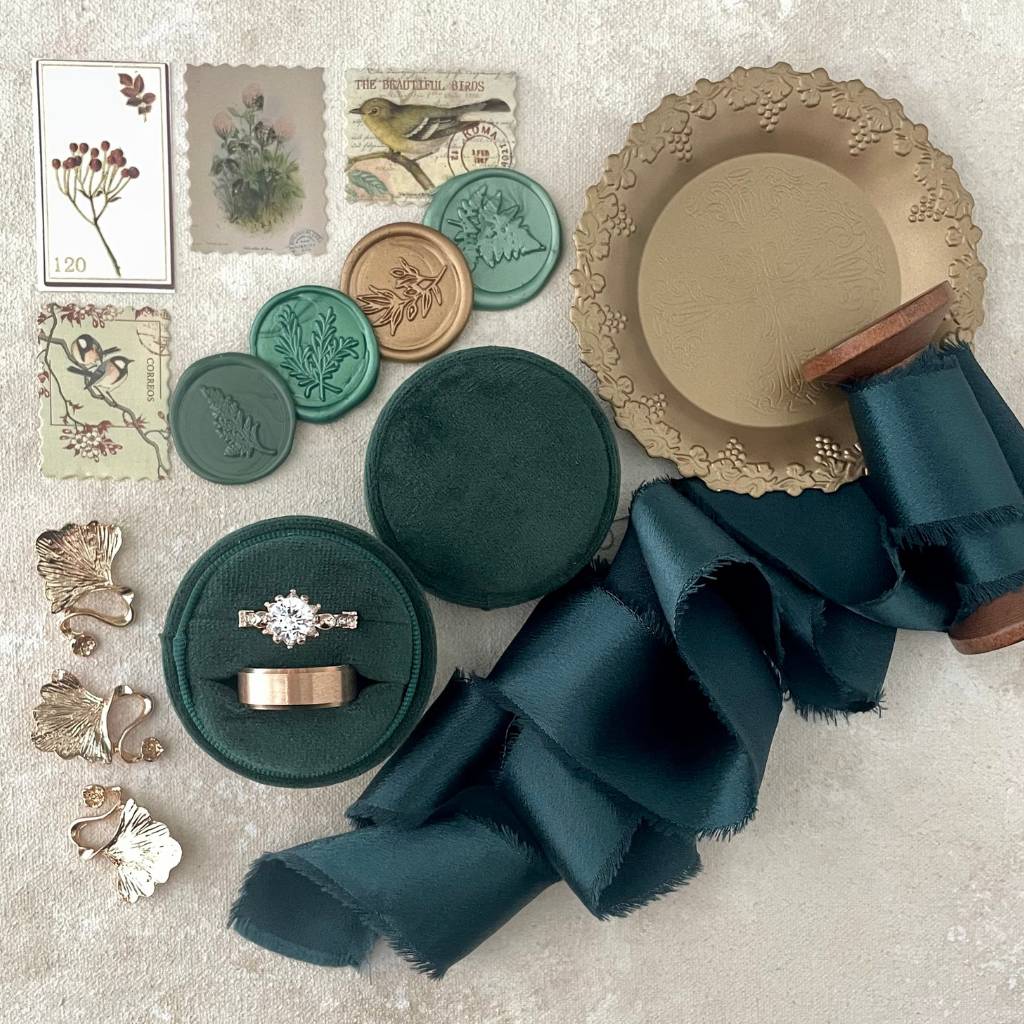 Forest Green & Gold Flat Lay Kit ~ 🎄HOLIDAY DEAL 🎄