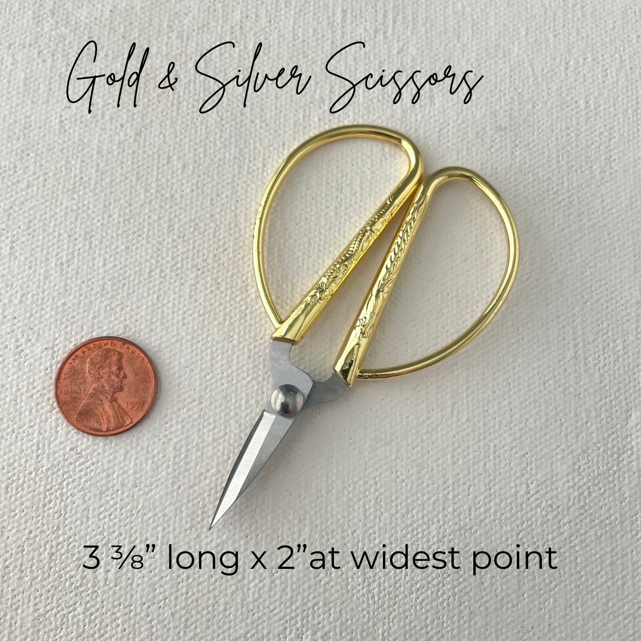 Silver & Gold Styling Scissor
