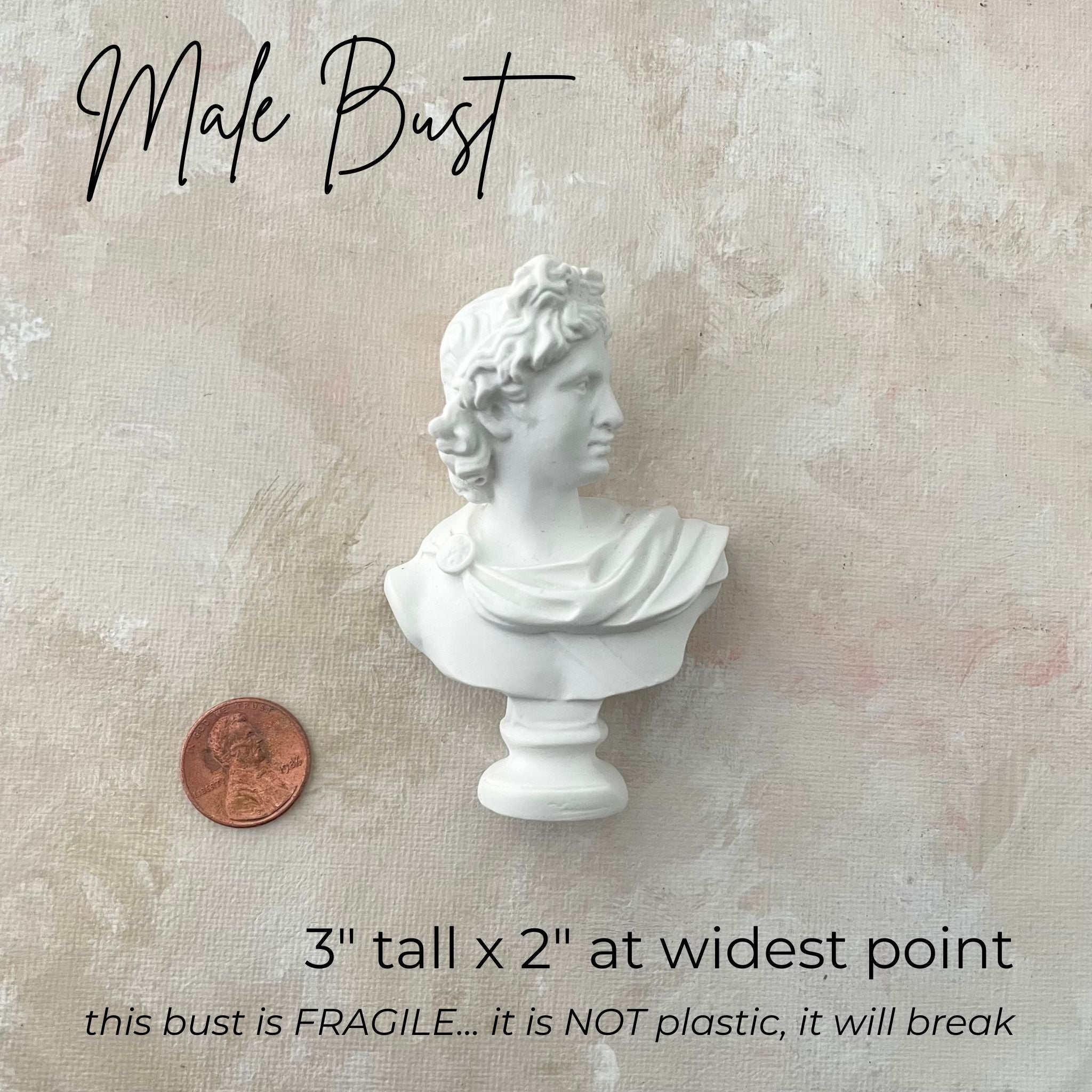 Miniature Bust Lay-Flat Prop