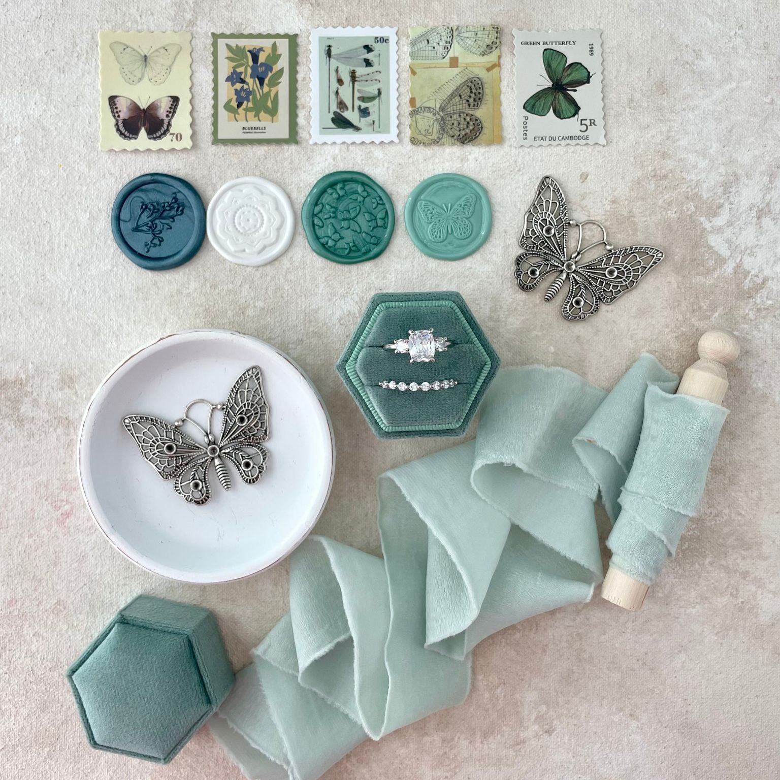 JUNE DEAL - Mint Green Mini Flatlay Kit