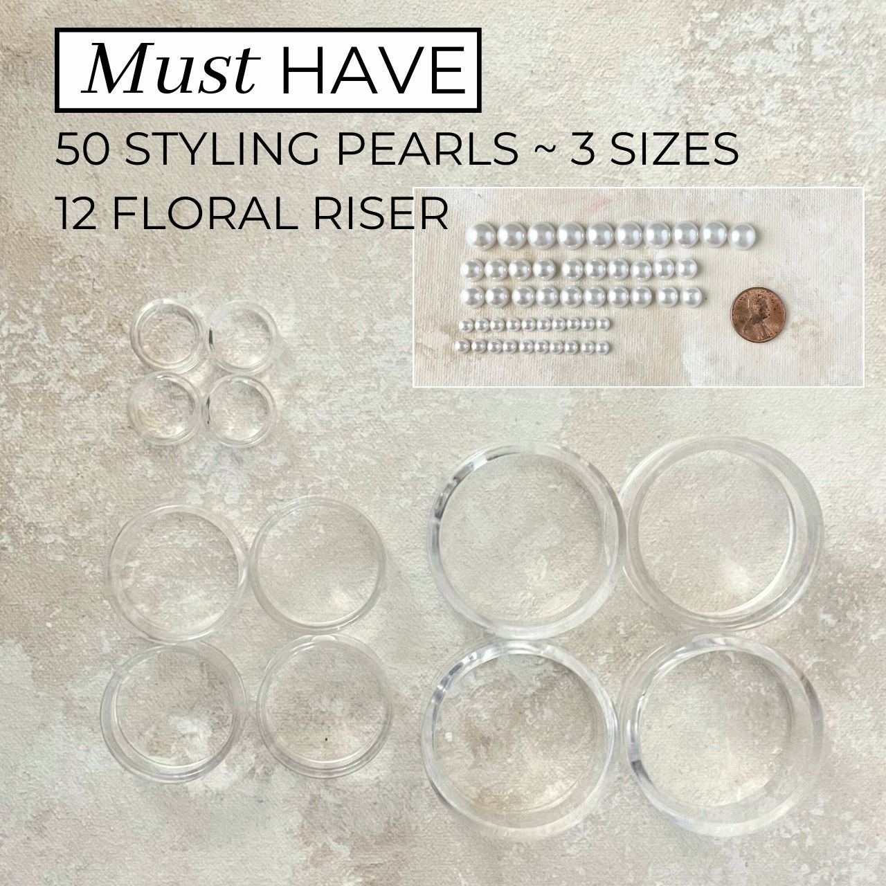 Floral Risers & Pearls ~ Must Have