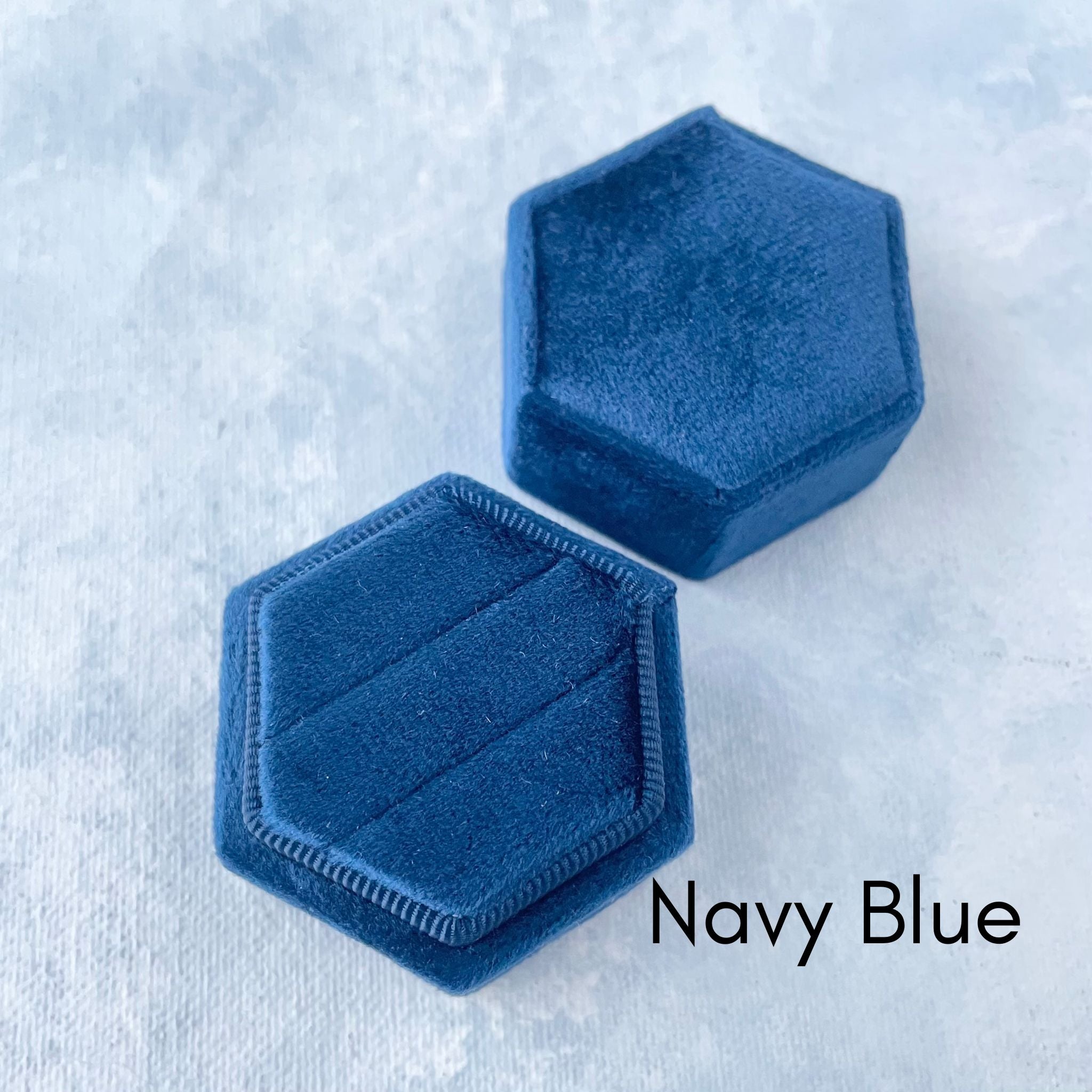 Dusty Blue & Sage Ring Box Set of 3