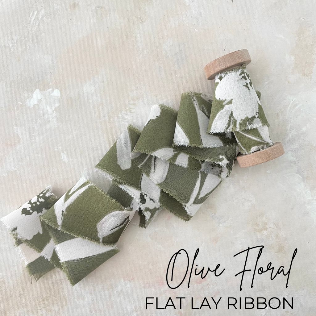 Ribbon Flat Lay Styling Kit for Boho Rustic Fall Wedding