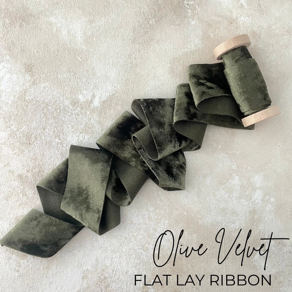 Ribbon Flat Lay Styling Kit for Boho Rustic Fall Wedding