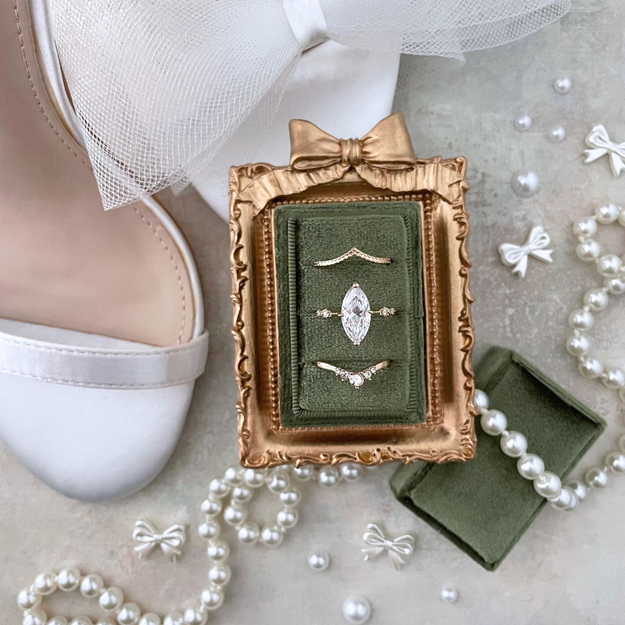 Mini  Gold Frames ~ Vintage Replicas