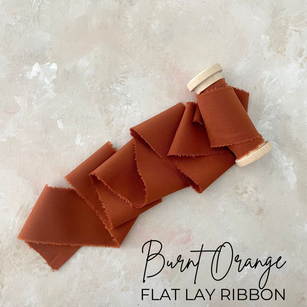 Ribbon Flat Lay Styling Kit for Boho Rustic Fall Wedding