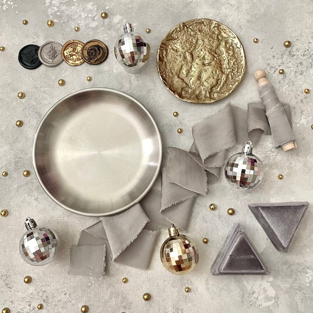 Silver & Gold Disco Glam Lay Flat Kit ~ 🎄HOLIDAY DEAL 🎄