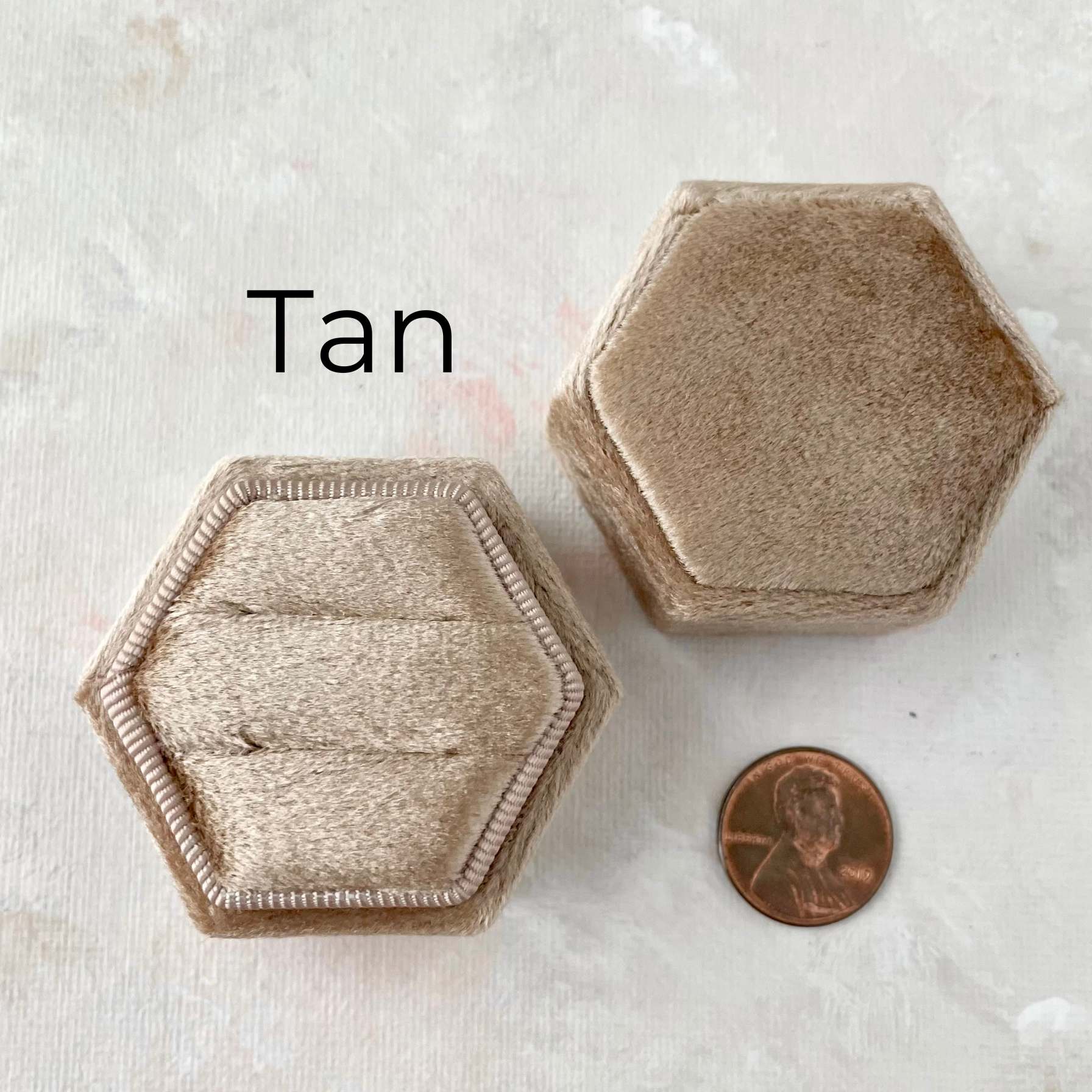 Tan Ring Box