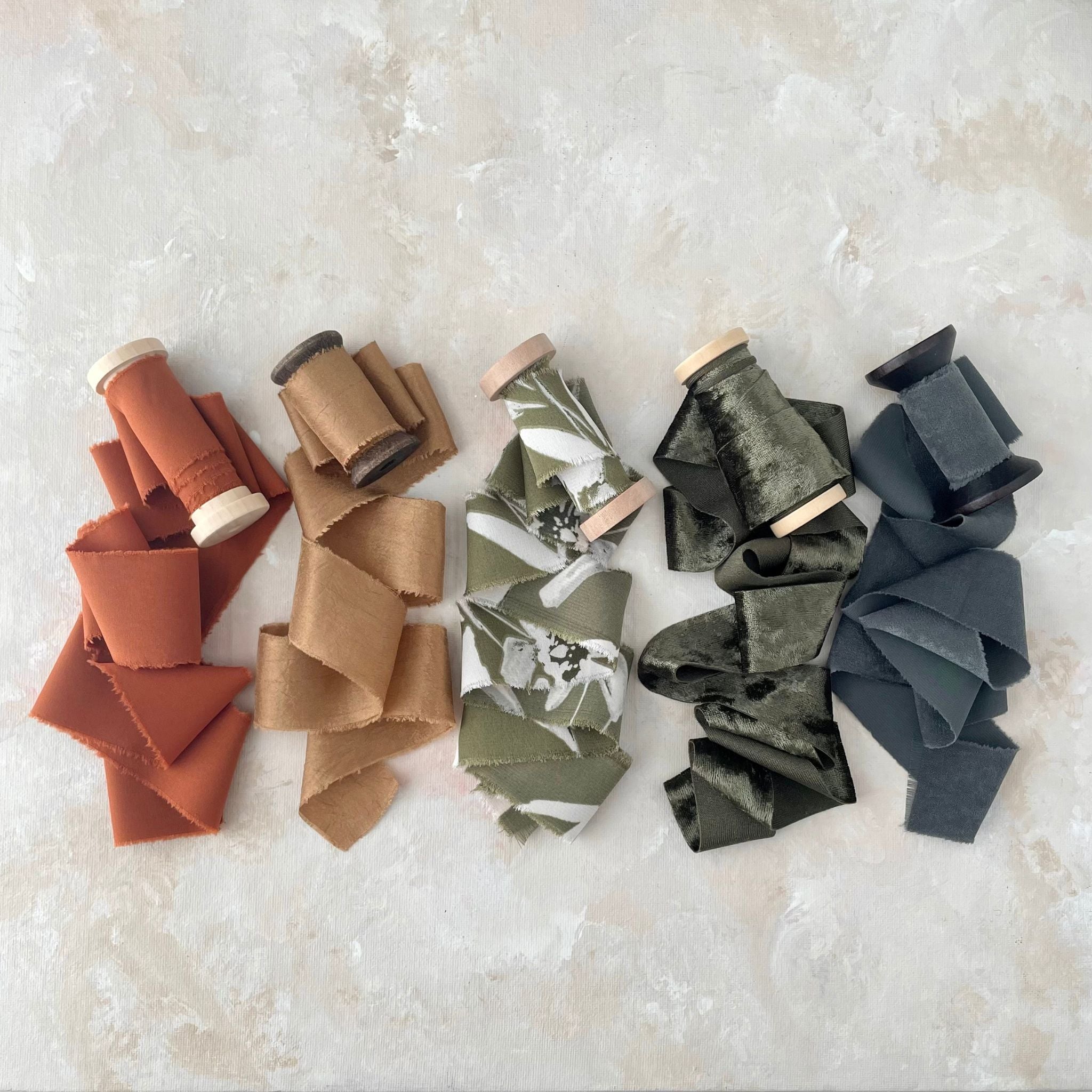 Olive & Terracotta Ribbon Kit