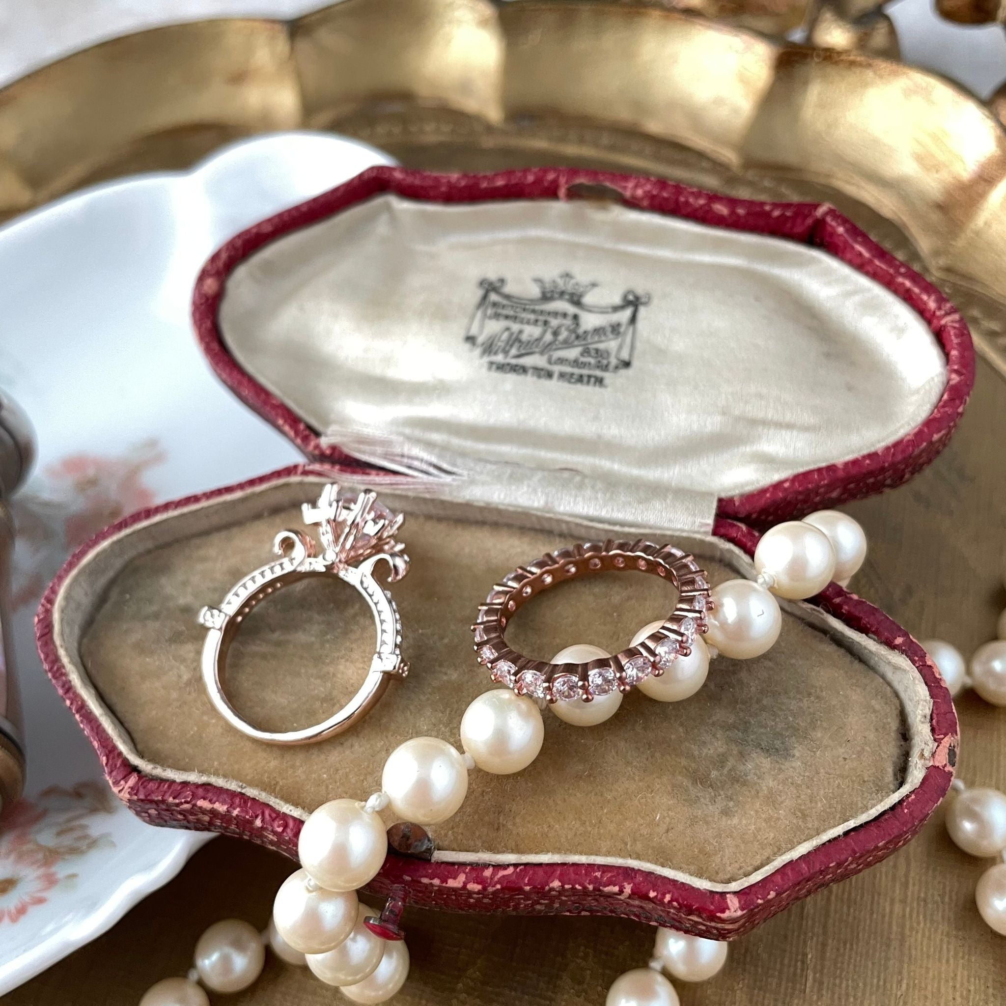 Vintage Ring Box - Wilfreid J. Banice