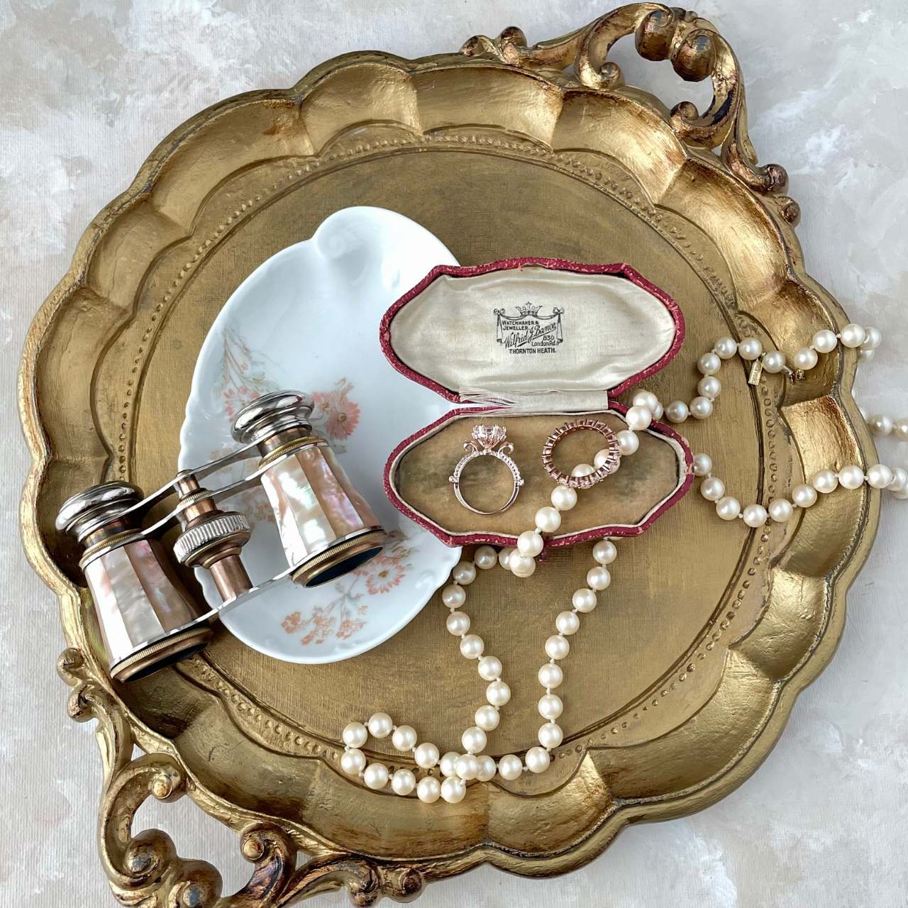 Vintage Ring Box - Wilfreid J. Banice