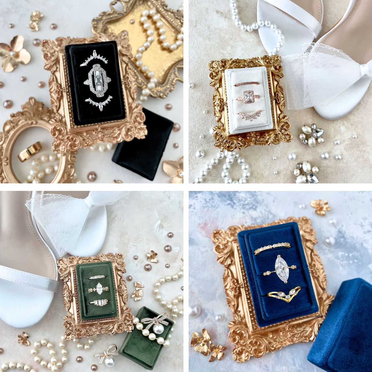 Mini  Gold Frames ~ Vintage Replicas