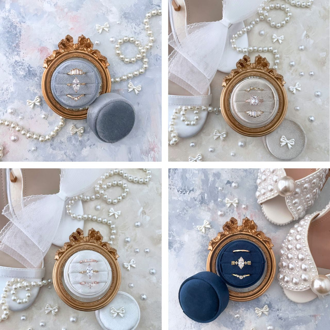 Mini  Gold Frames ~ Vintage Replicas