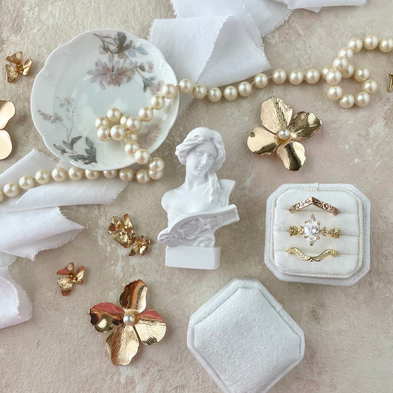 White Silk Styling Ribbon