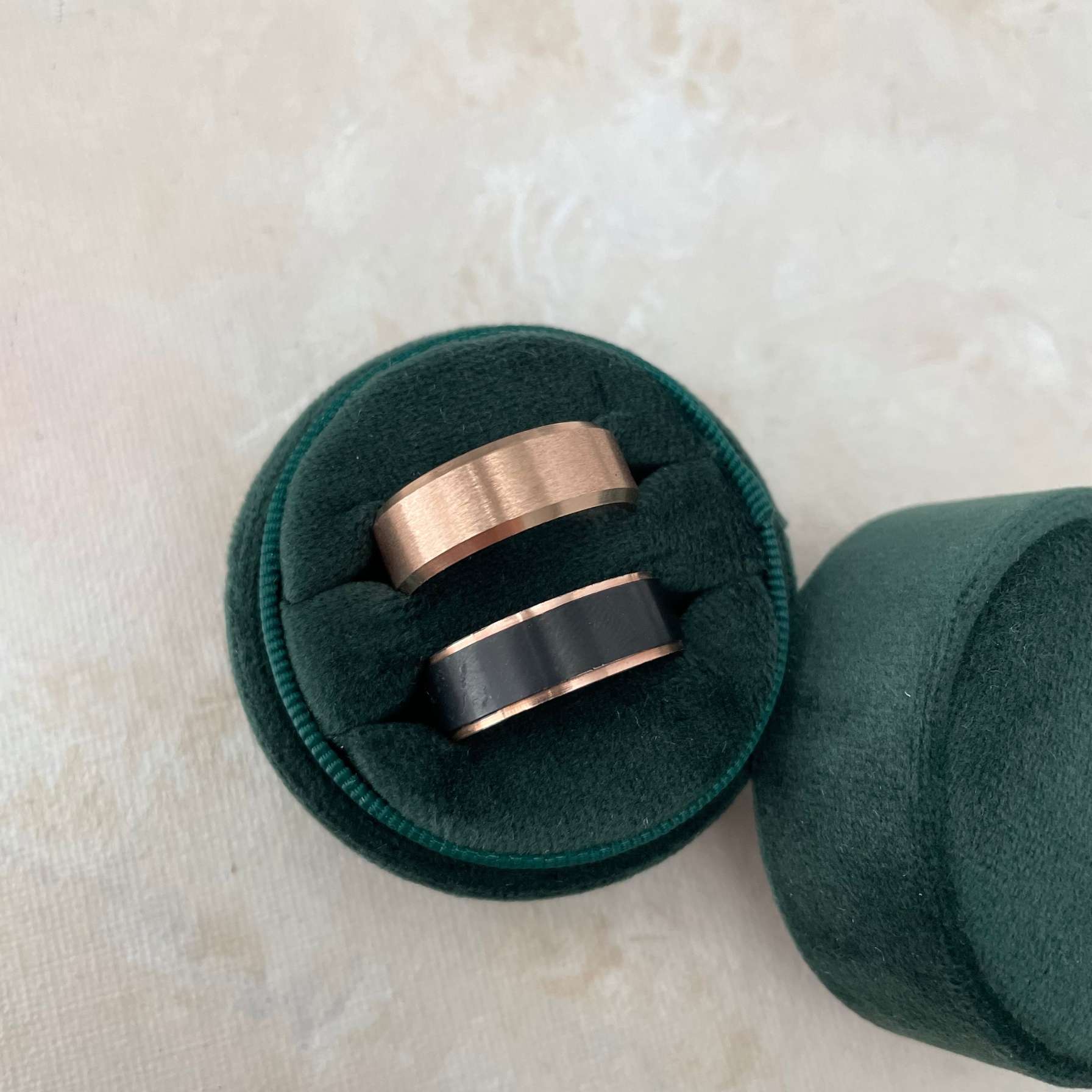 Circle Forest Green Ring Box