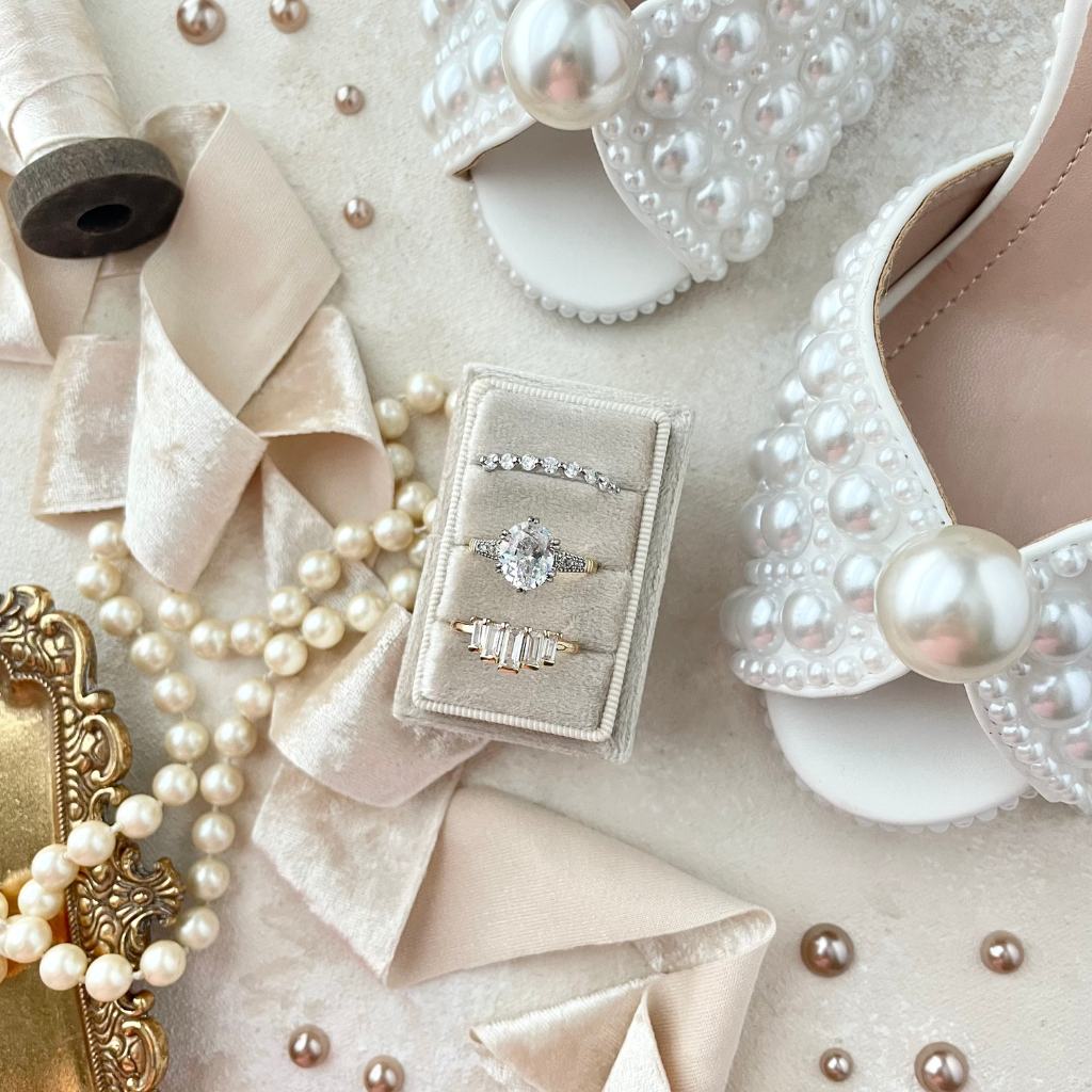 Champagne Pearls for Flat Lays