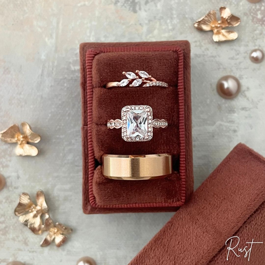 3 Slot Ring Box Flat Lay Styling Kit - 🍁 FALL DEAL🍁