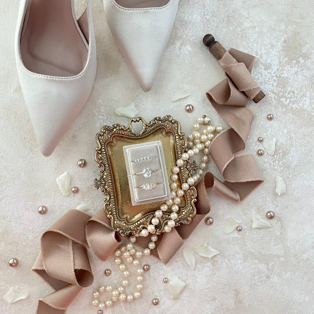 Champagne Pearls for Flat Lays