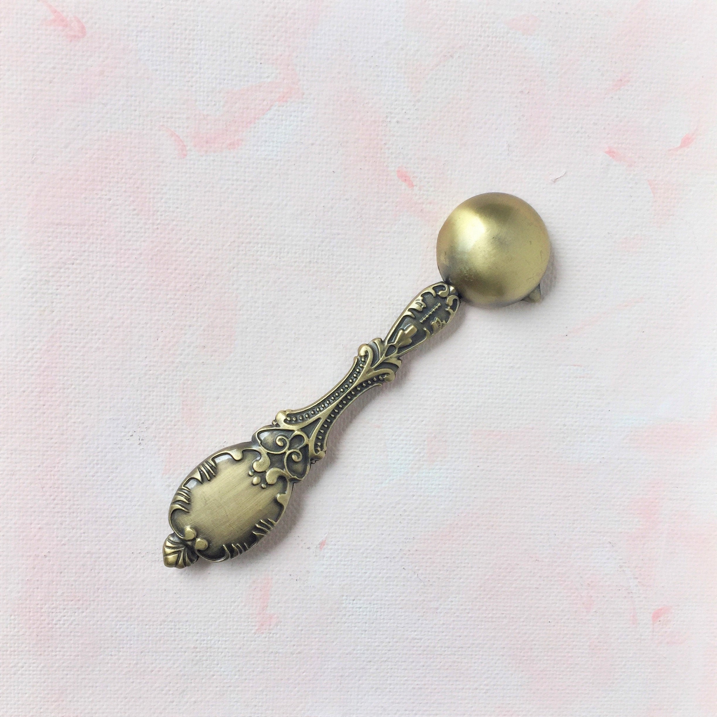 Brass Wax Seal Spoon for Flat Lays