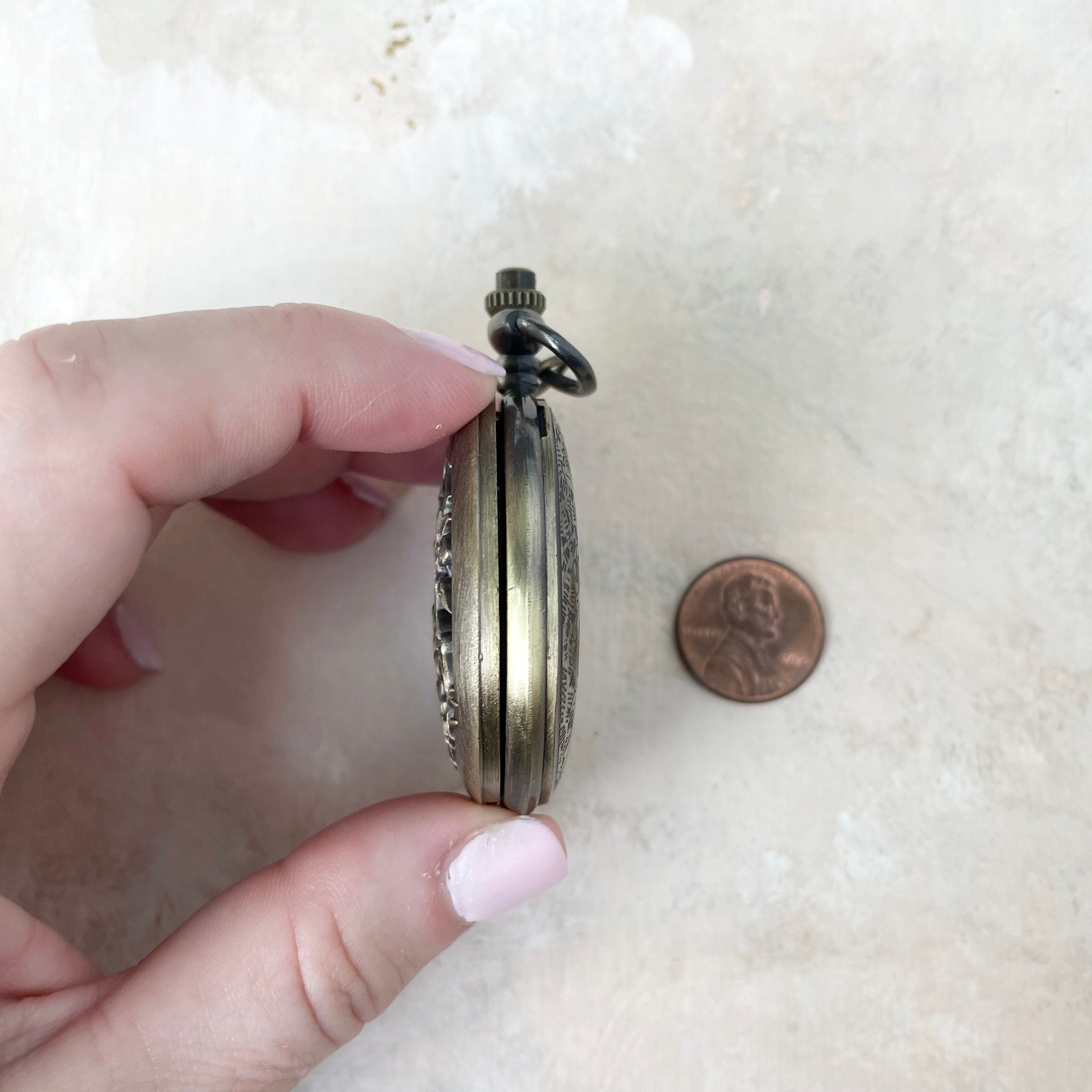 Antique Pocket Watch Flat Lay Prop