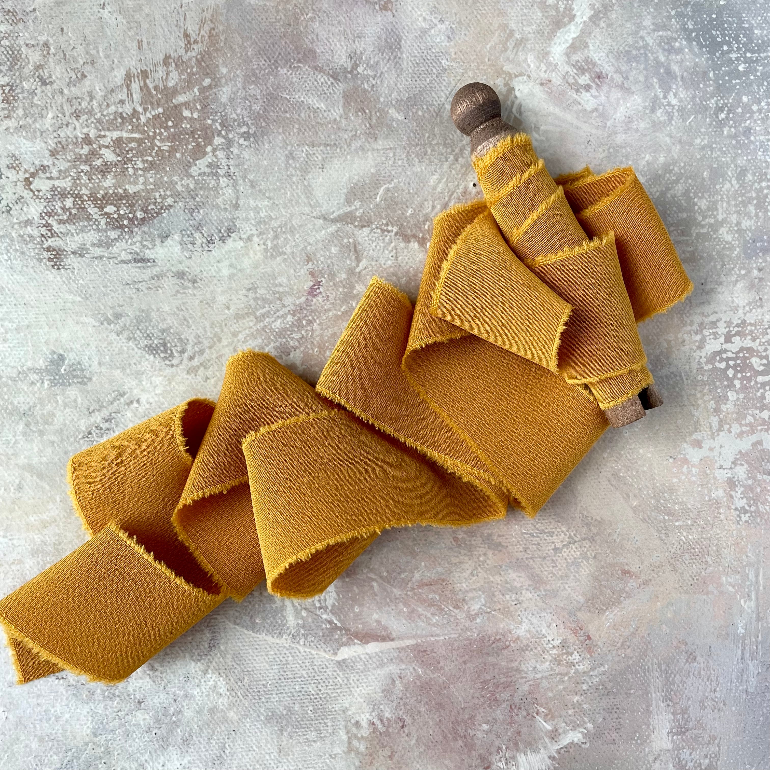 Rust Terracotta, Mustard & Bronze ~ Fall Styling Ribbon Kit